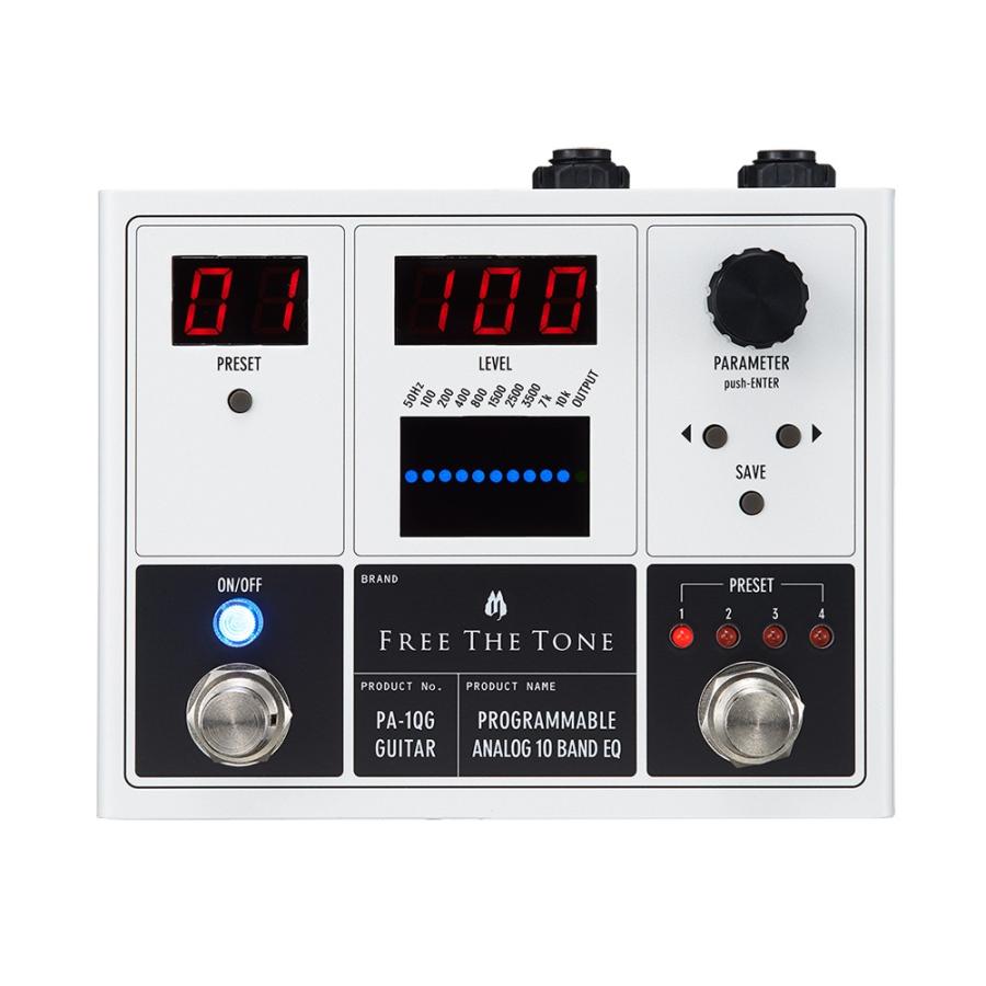 オ*プ様 FREE THE TONE PA-10G ギターエフェクター Free The Tone PA-1QG PROGRAMMABLE ANALOG 10 BAND EQ ギター