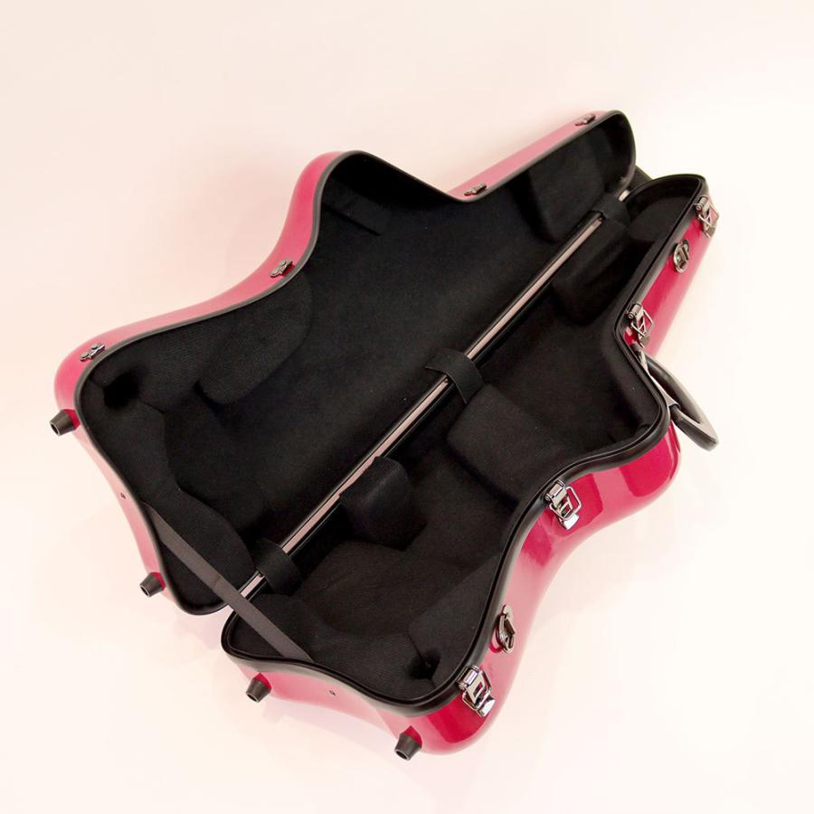Shiny Case CC2-ASSU-PPL アルトサクソフォン用スタンドアップ C.C.シャイニーケース II 【Eastar】 パープル