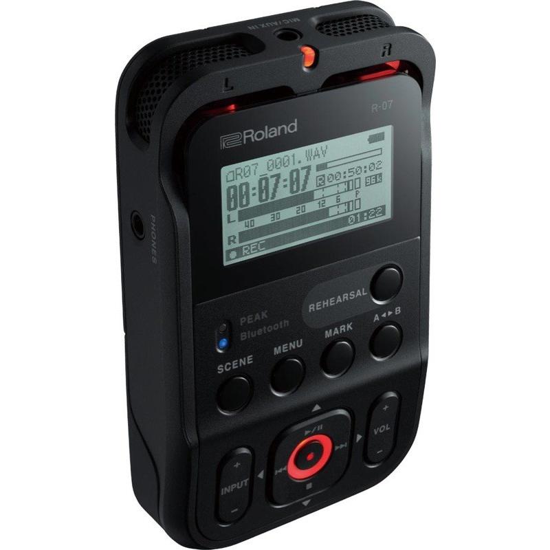 ローランド ROLAND R-07 BK High Resolution Audio Recorder オーディオレコーダー｜chuya-online｜02