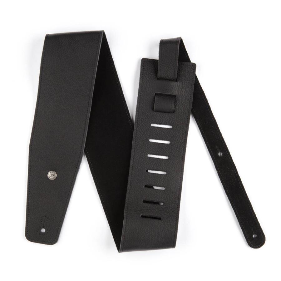 JIM DUNLOP BMF10BK 3.5 Triple Black ギターストラップ 革