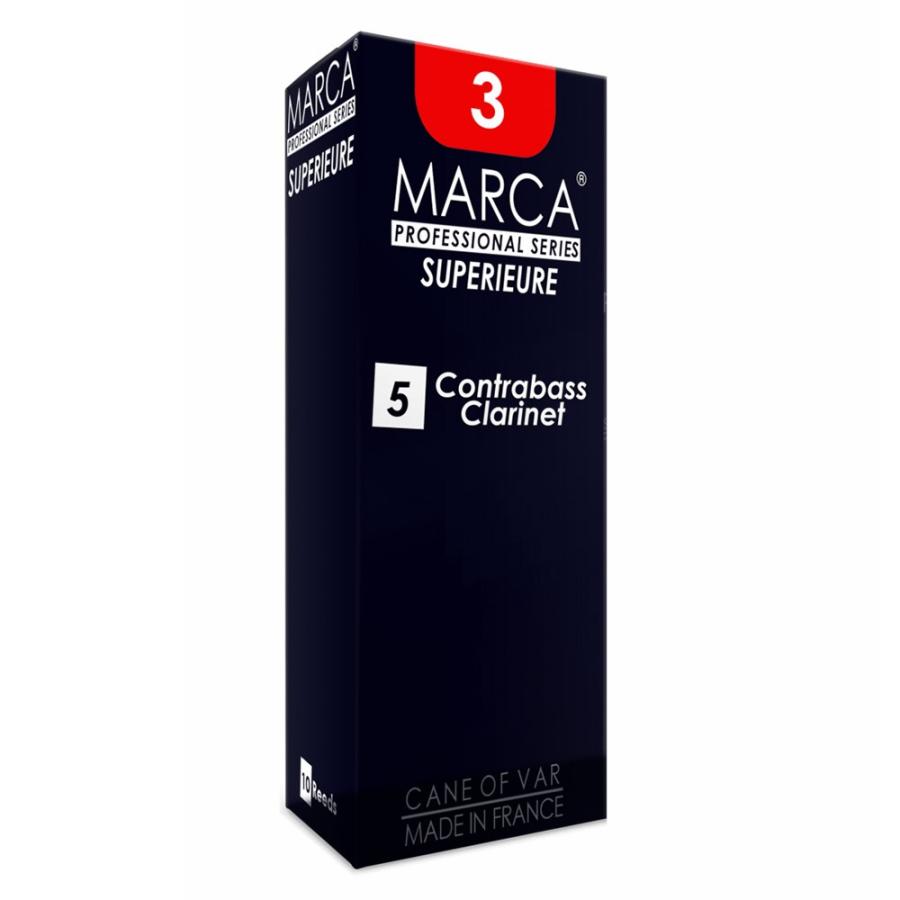 MARCA SUPERIEURE ダブルベース クラリネット 先んじる [4] 5枚入り口・入口 楽器、手芸、コレクション-クラリネットリード