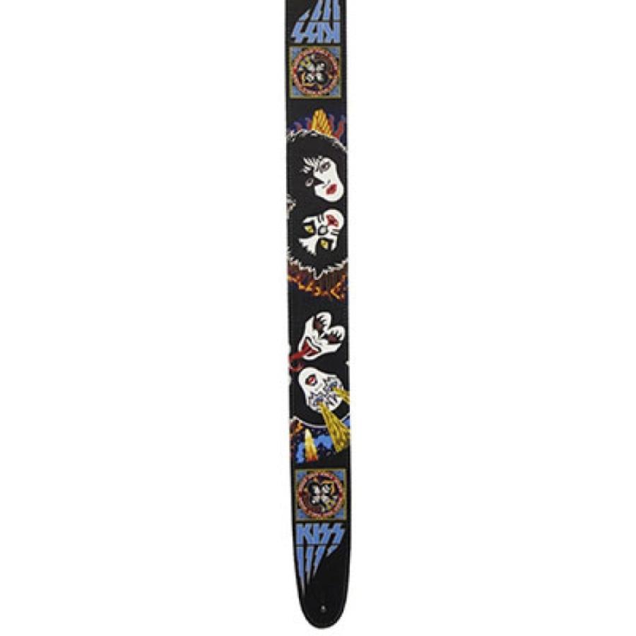 Perri’s P25KISS-8048 2.5″ Leather STRAP KISS ギターストラップ