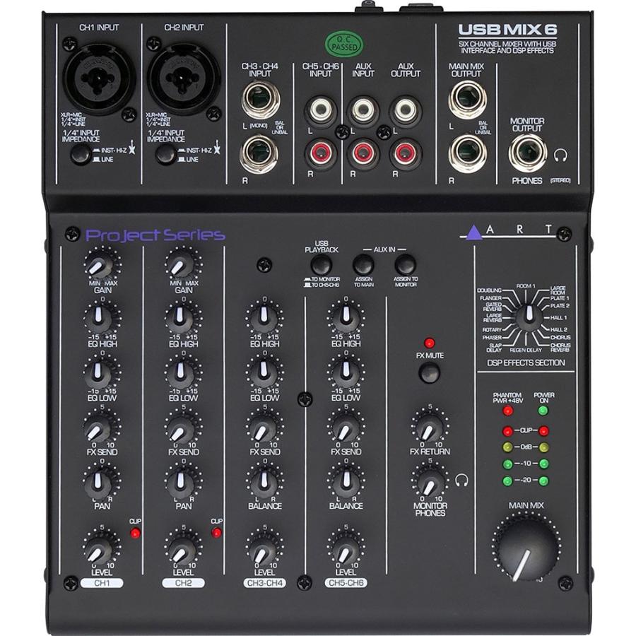 想像を超えての Art Usb Mix 6 6チャンネルミキサー Usbオーディオインターフェイス 予約販売品 Www Muslimaidusa Org