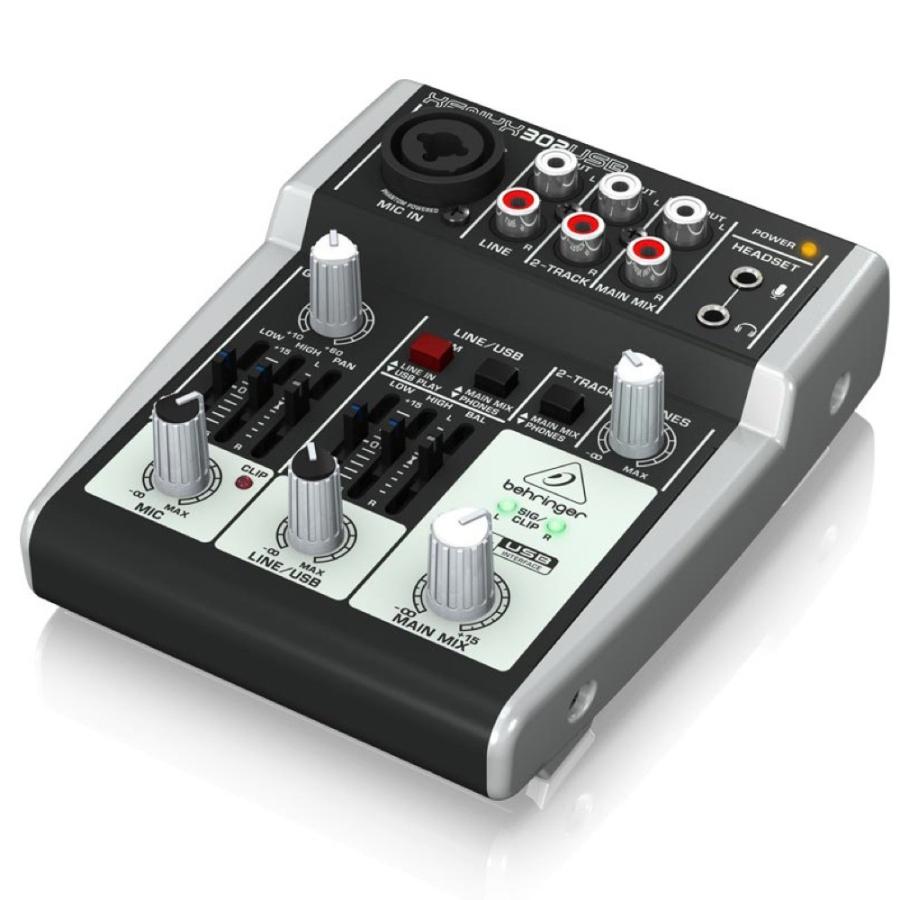 ベリンガー ミキサー BEHRINGER 302USB XENYX USBオーディオ