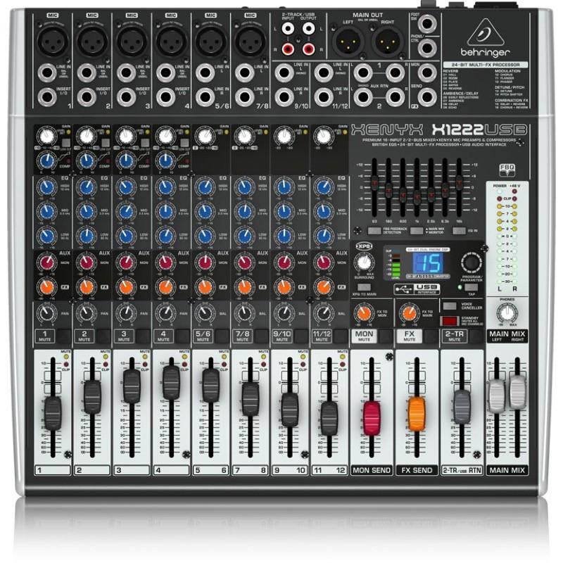 ベリンガー ミキサー BEHRINGER X1222USB XENYX USB オーディオ