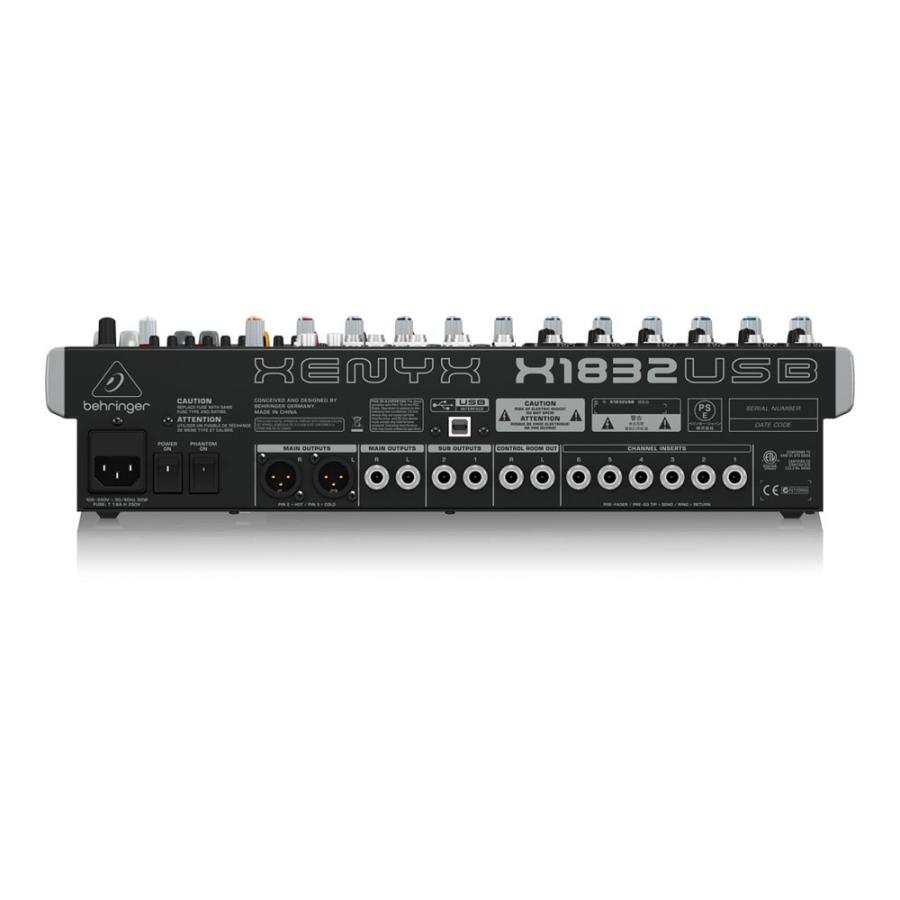 ベリンガー ミキサー BEHRINGER X1832USB XENYX アナログミキサー PA