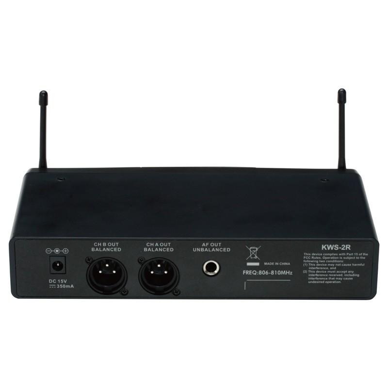 K.W.S KWS-2H/H デュアルワイヤレスシステム ハンドマイクセット