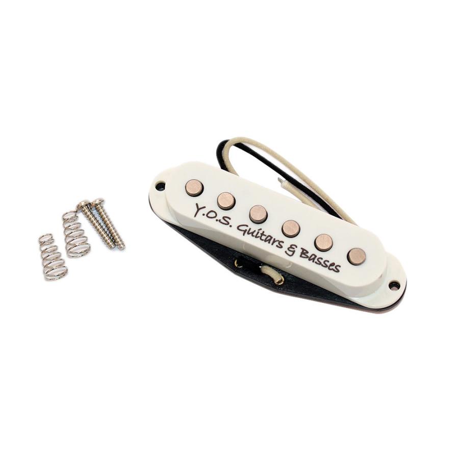 Y.O.S.ギター工房 Smoggy Pickup Single Coil Bridge Parchment 