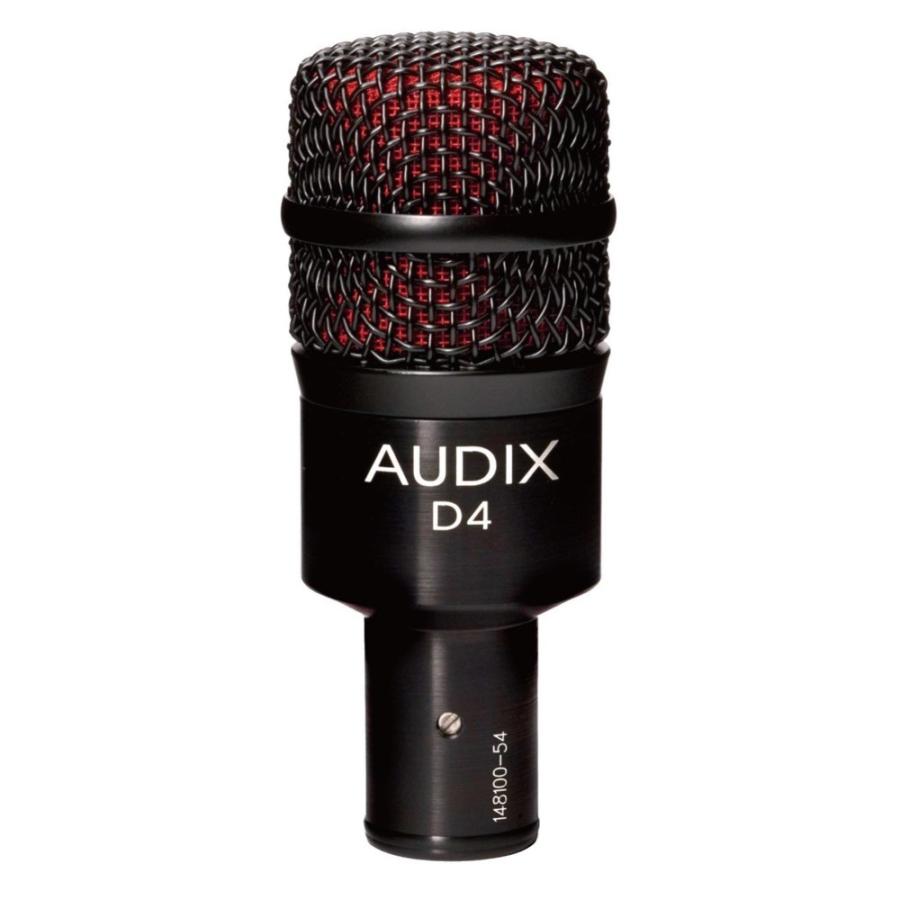 オーディックス マイク AUDIX D4 楽器用ダイナミックマイク ドラム 打楽器 管楽器 マイクロフォン