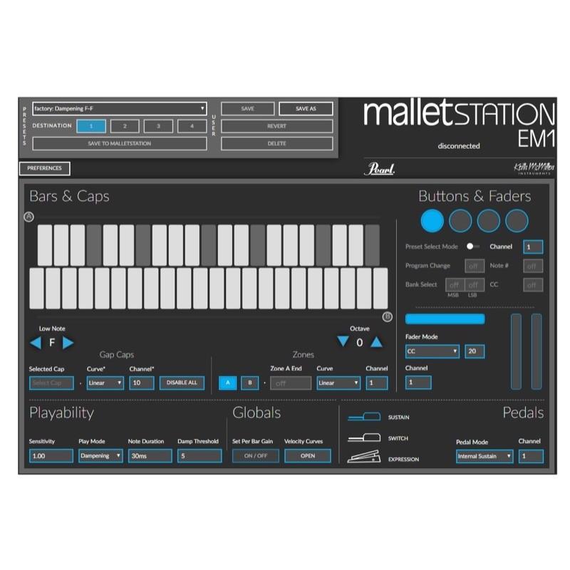 MIDIキーボード マレット用 43鍵 パール楽器 Pearl malletSTATION