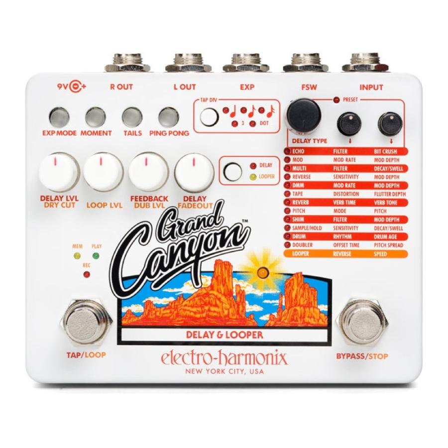 ELECTRO-HARMONIX Grand Canyon Delay ＆ Loopers ディレイ・ルーパー