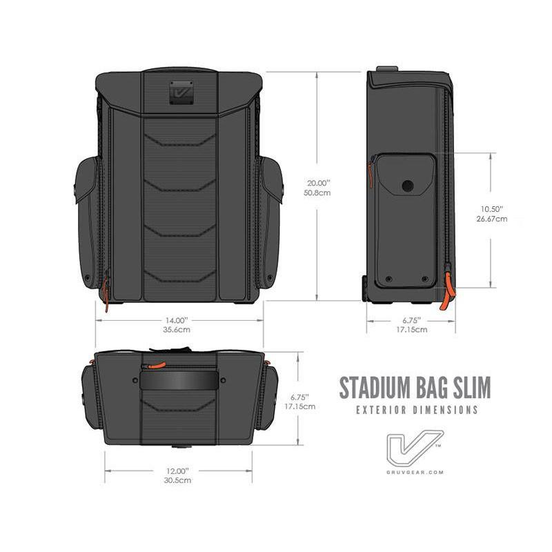 Gruv Gear VB01S-BLK Stadium Bag BLK スタジアムバッグ : chuya