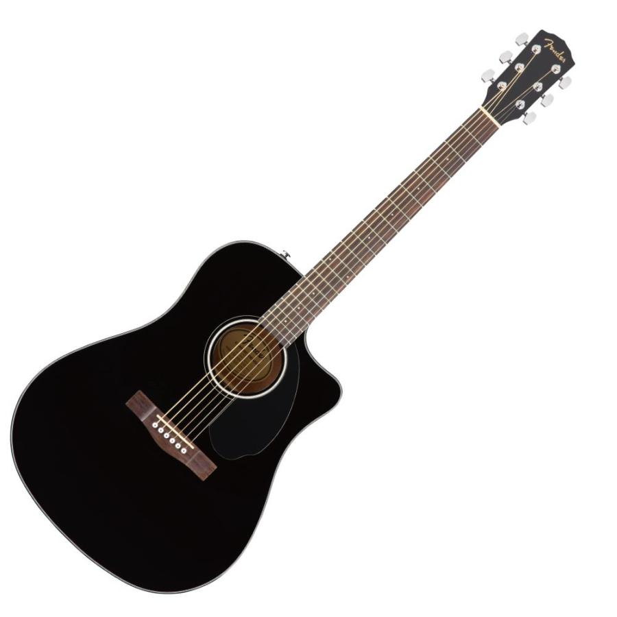 Fender - どろ除け エレアコ CD-60SCE Dreadnought Black WN エレクトリックアコースティックギター 楽器、手芸、コレクション-ギター-楽器、器材