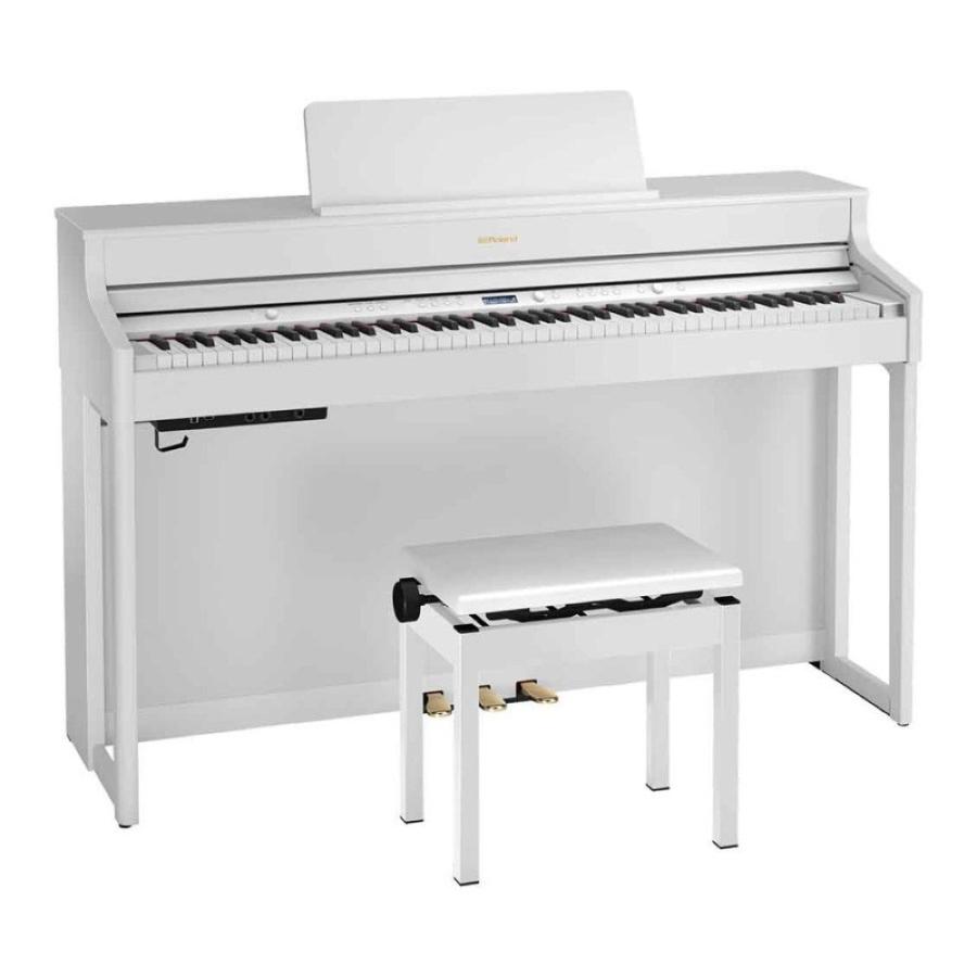 ローランド 電子ピアノ ROLAND HP702-WHS 高低自在椅子付き ホワイト デジタルピアノ 