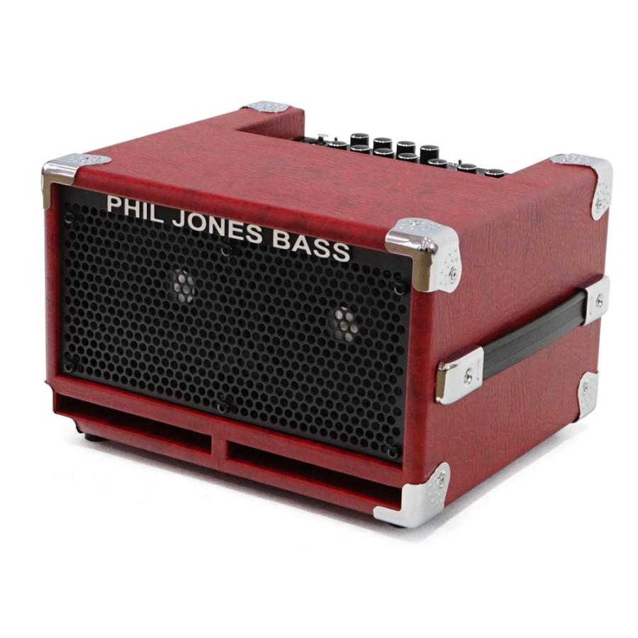 PHIL JONES BASS BASS CUB 2 RED 小型軍事基地アンプリファイアー ジャズバンド 楽器、器材-ベース用アンプ