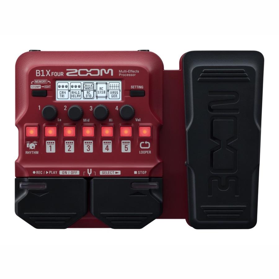 ZOOM B1X FOUR ベース用 マルチエフェクター 本日中値下げ ZOOM B1X FOUR ベースマルチエフェクター : chuya-online チューヤ