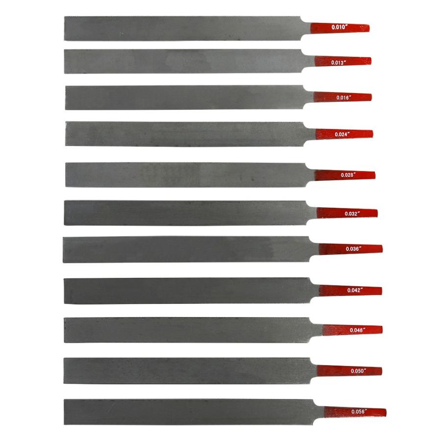 ギター工具 HOSCO TL-NF11 11本組 ナットファイル ヤスリ ホスコ