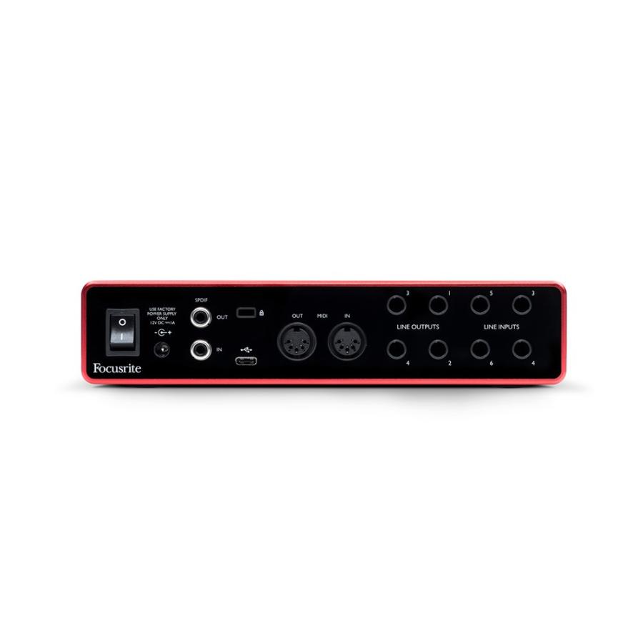 Focusrite Scarlett 8i6 3rd Gen オーディオインターフェイス : chuya