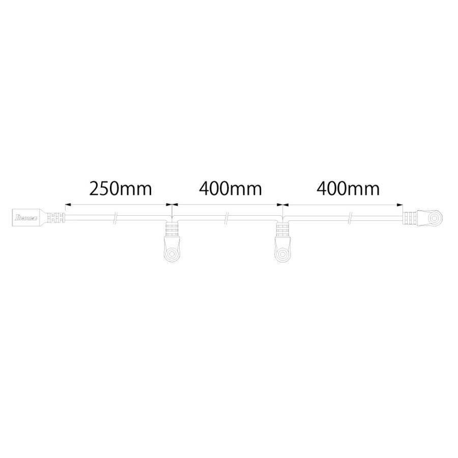 アイバニーズ DCケーブル DC301L 電源分配ケーブル 3分配 IBANEZ イバニーズ｜chuya-online｜03