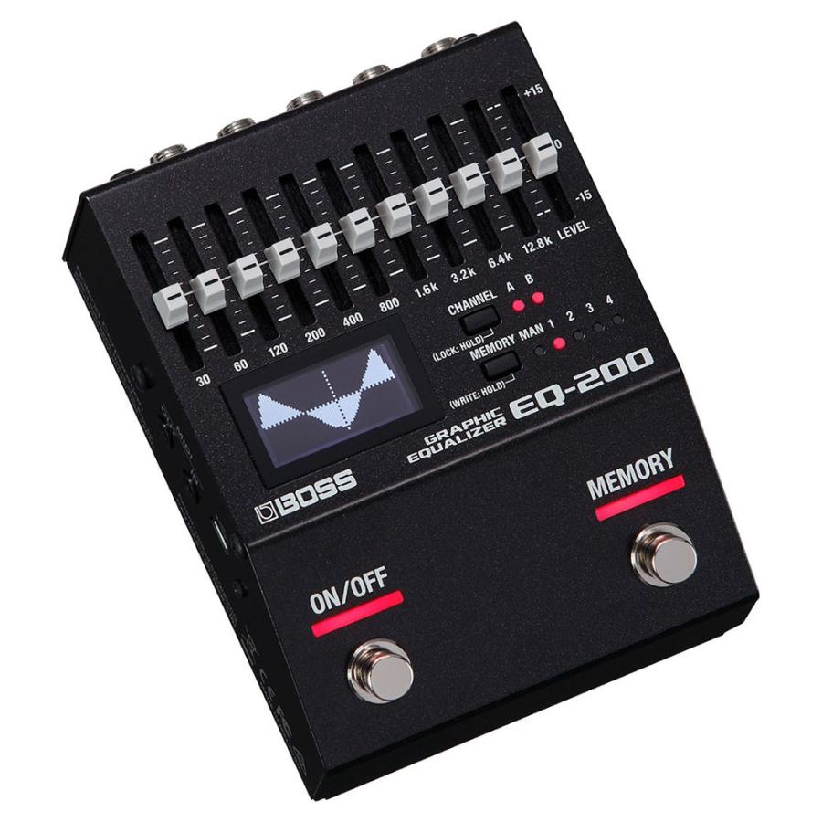 イコライザー  ギター用 ベース用 BOSS EQ-200 GRAPHIC EQUALIZER 10バンド グラフィックイコライザー エフェクター ギターエフェクター｜chuya-online｜04