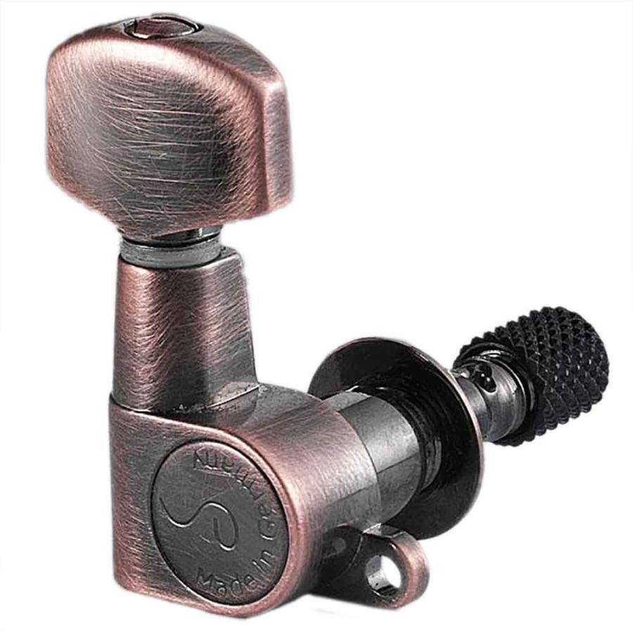 Schaller ギターマシンヘッド M6L mini-BL (6L) Schaller ギターマシンヘッド M6L mini-BL (6L) Schaller M-6 Mini 3+3