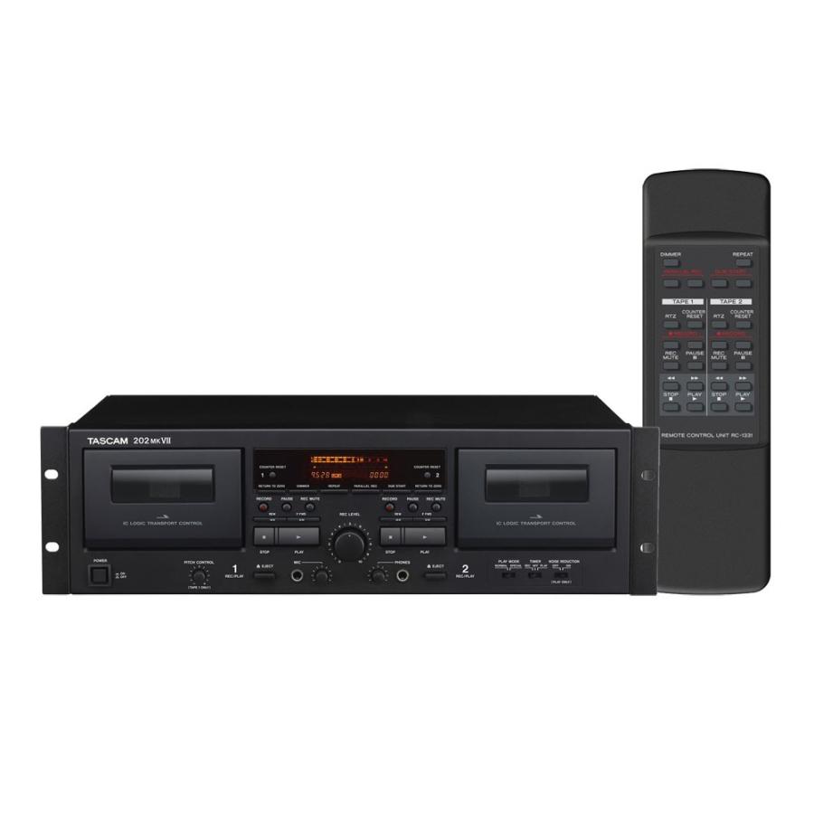 TASCAM 202MKVII ダブルカセットデッキ｜chuya-online