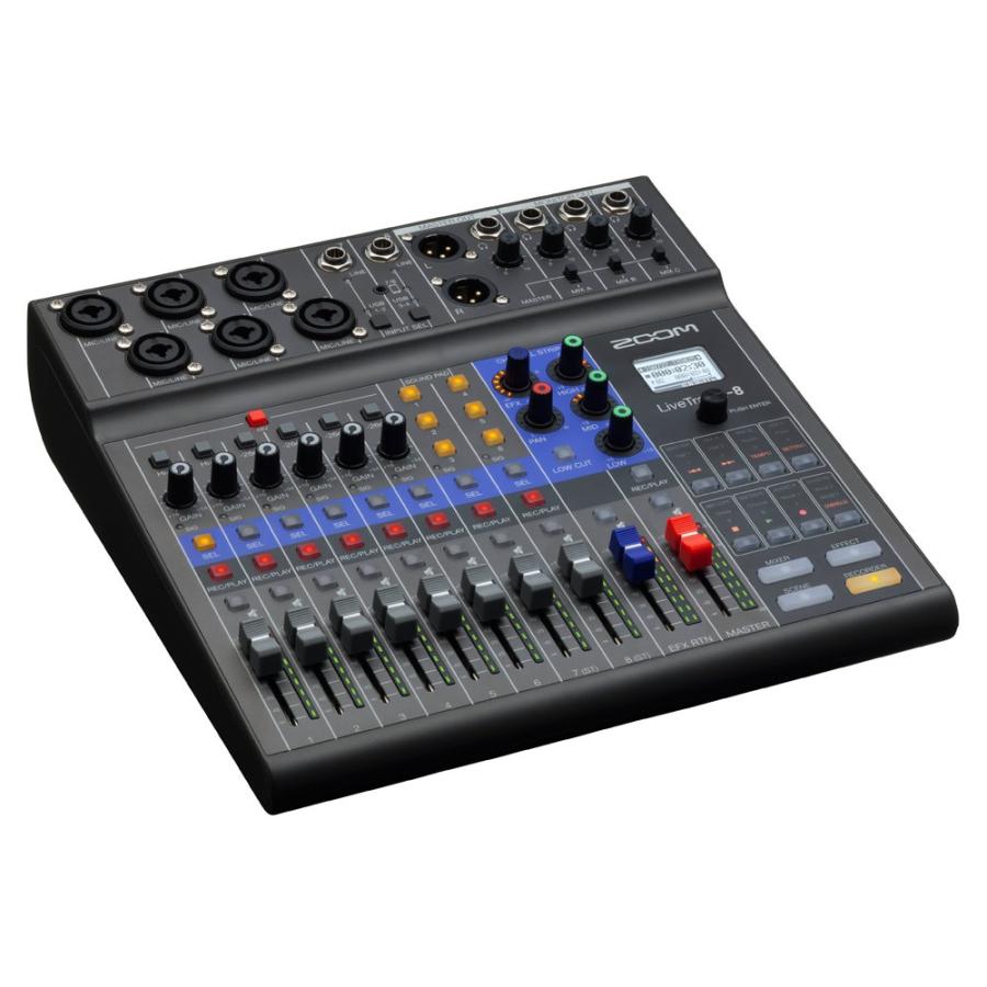 ZOOM LIVETRAK L-8 8チャンネル ライブミキサー＆レコーダー : chuya