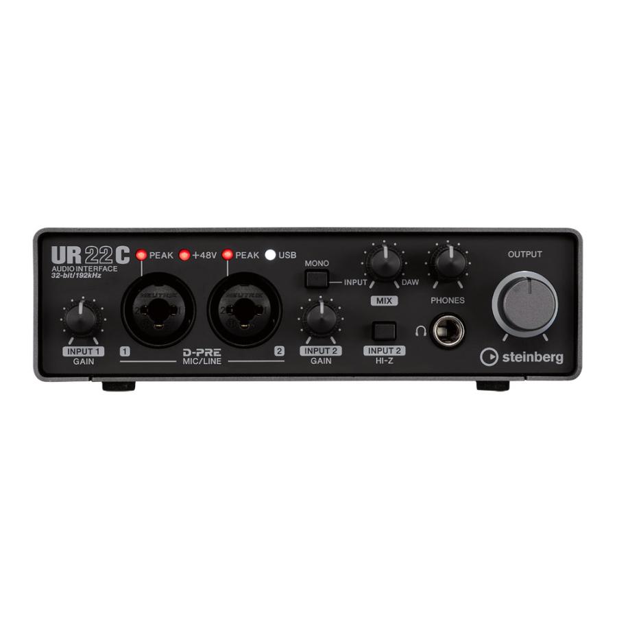 UR22 Steinberg USBオーディオインターフェース Steinberg Steinberg UR22C Recording Pack USBオーディオ