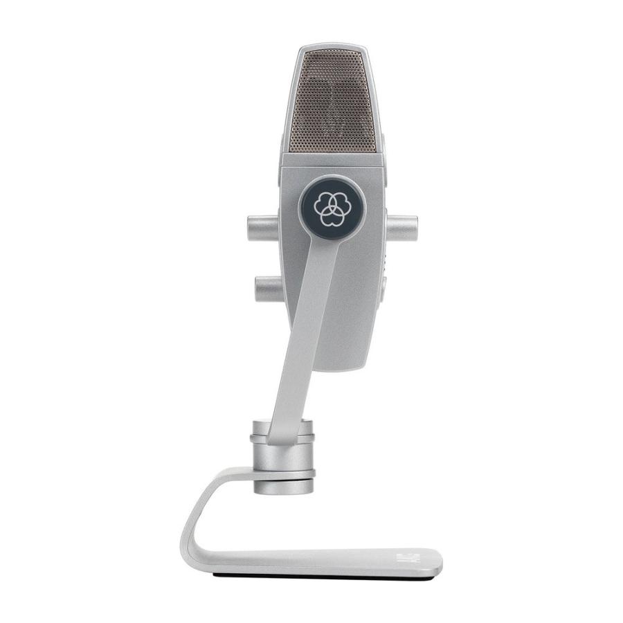 コンデンサーマイク USB アーカーゲー AKG Lyra-Y3 USB接続対応 ヒビノ扱い 3年保証モデル コンデンサーマイクスタンド一体型 ライラ｜chuya-online｜03