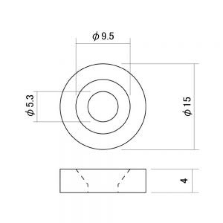 SCUD HK-NFLBH ネック止めワッシャー ブラック |  | 01