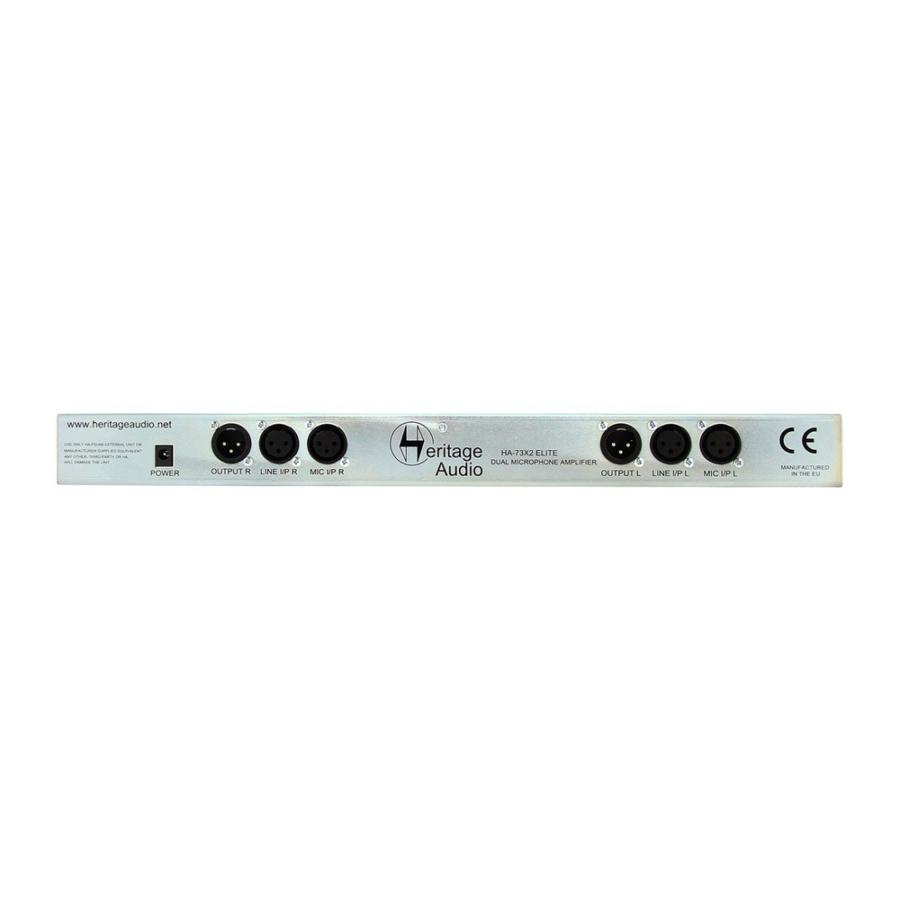 Heritage Audio HA73EQX2 Elite デュアル・マイクプリアンプ・EQ