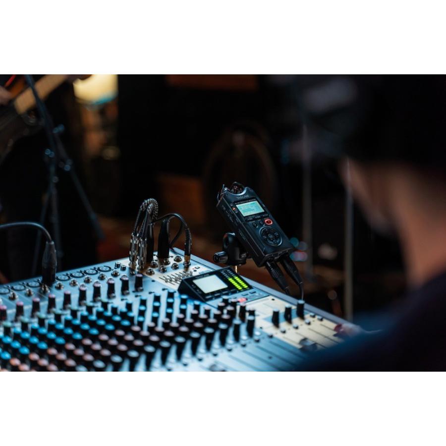 TASCAM DR-40X 4トラックレコーダー DR-40X | 4トラックポータブルオーディオレコーダー/USB