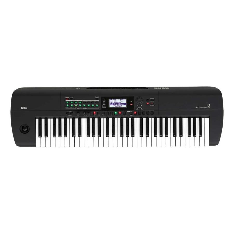 KORG - コルグ シンセサイザー i3MB Super Matte Black 笛竹ワークステーション 鍵盤 引っ敷き黒いこと 楽器、器材-楽器、手芸、コレクション