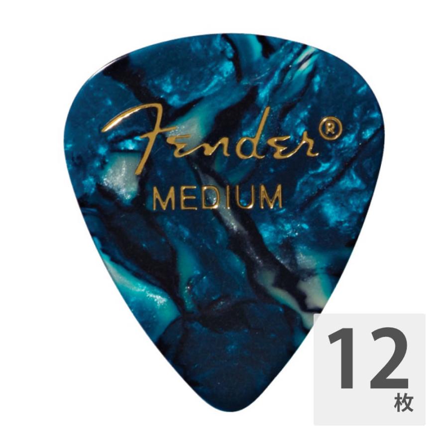 Fender 351 Shape 新作からSALEアイテム等お得な商品 超特価 満載 Ocean ギターピック Medium Turquoise 12枚入り