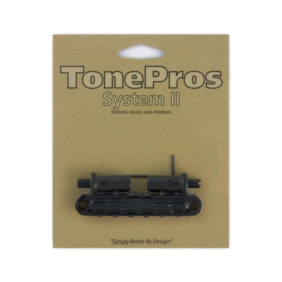トーンプロズ ギター ブリッジ T3BT-B Metric Tuneomatic Bridge ブラック ギター用ブリッジ TonePros