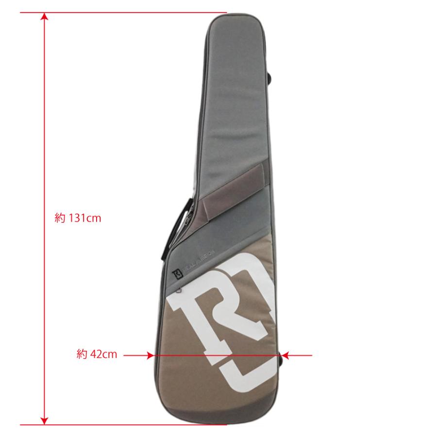 REAL MISSION Venus 01-B Gray/Beige 防水 エレキベースケース