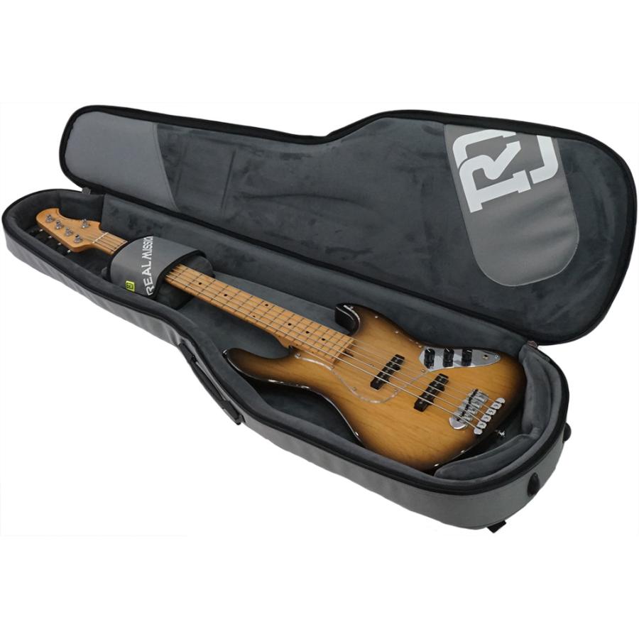 REAL MISSION Venus 01-B Gray/Beige 防水 エレキベースケース