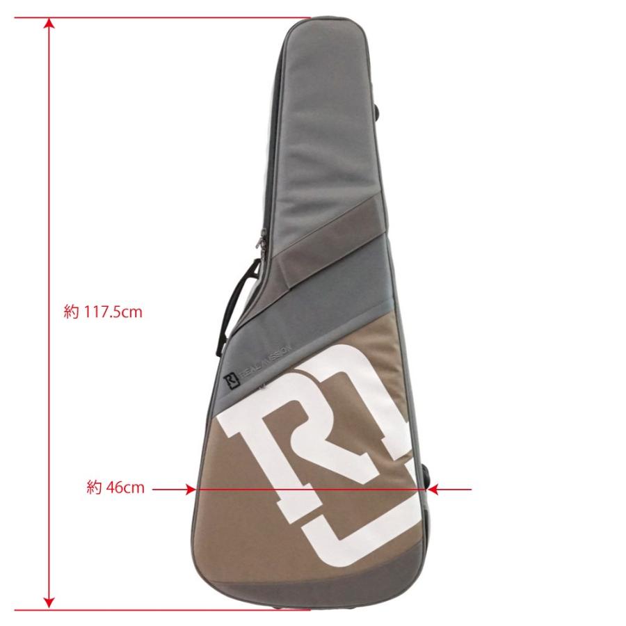 アコギケース REAL MISSION Venus 01-D Gray/Beige 防水 アコースティックギターケース ギターケース_1