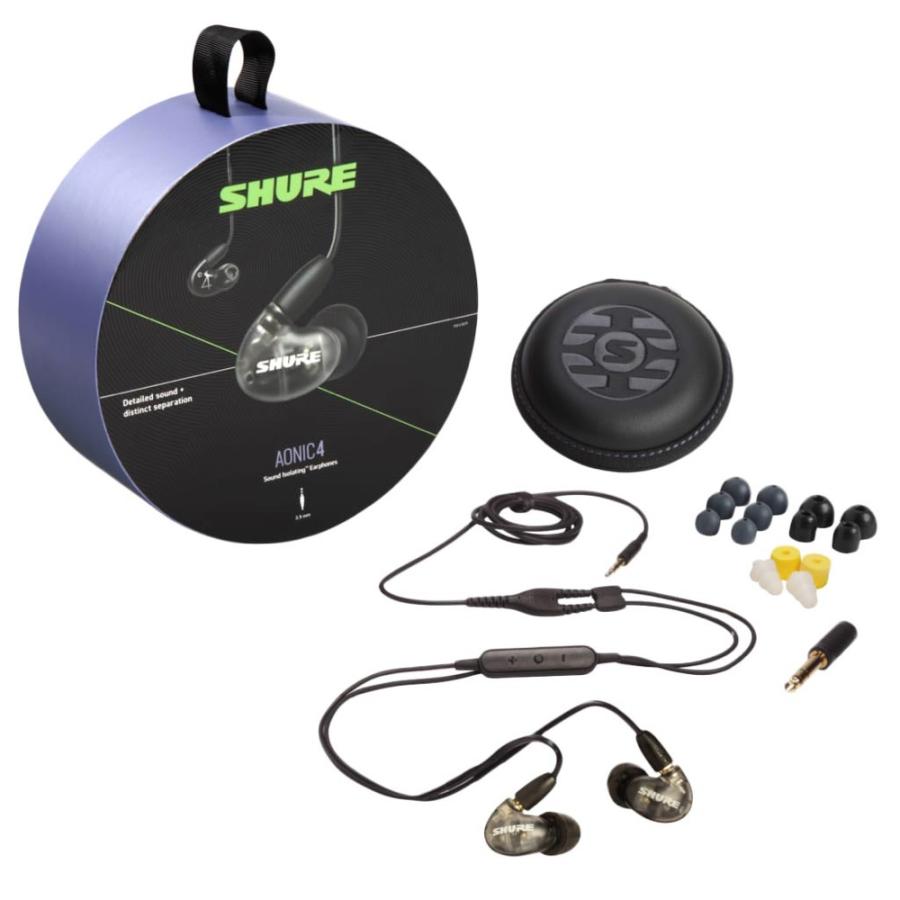 SHURE（シュア） SHURE SE42HYBK+UNI-A AONIC4 ブラック 高遮音性