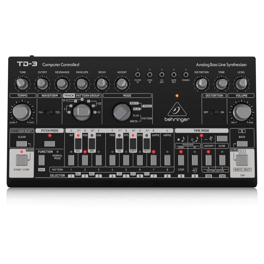 Behringer TD-3 BKアナログシンセサイザー ベリンガー ベースマシン BEHRINGER TD-3-BK アナログ ベース