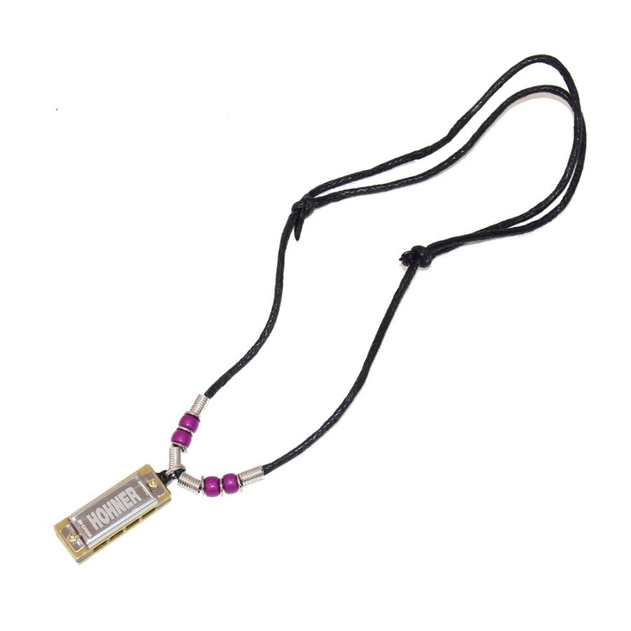 ホーナー ハーモニカ HOHNER Mini Harmonica Necklace Purple ミニ