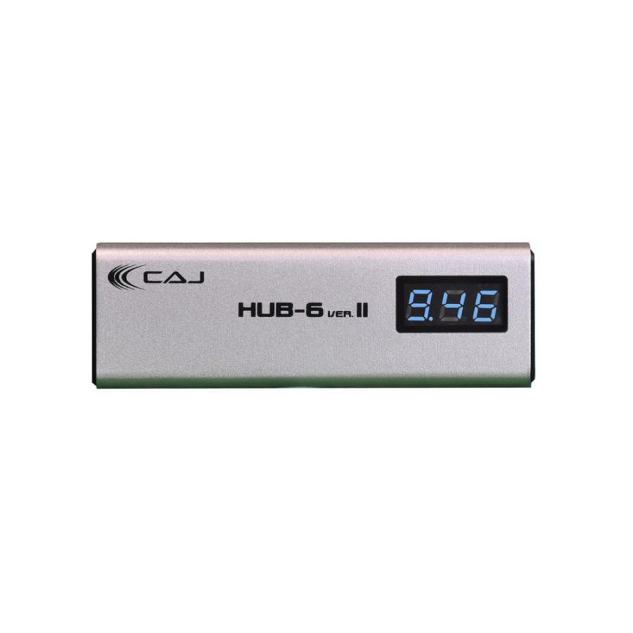 CAJ HUB-6 DC出力 分岐電源ハブ デジタル電圧計ディスプレイ搭載