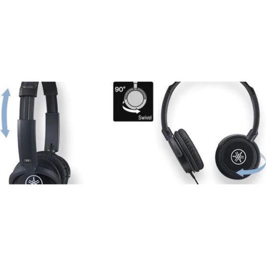 YAMAHA（ヤマハ） YAMAHA HPH-100 BK クローズド型ヘッドホン : chuya