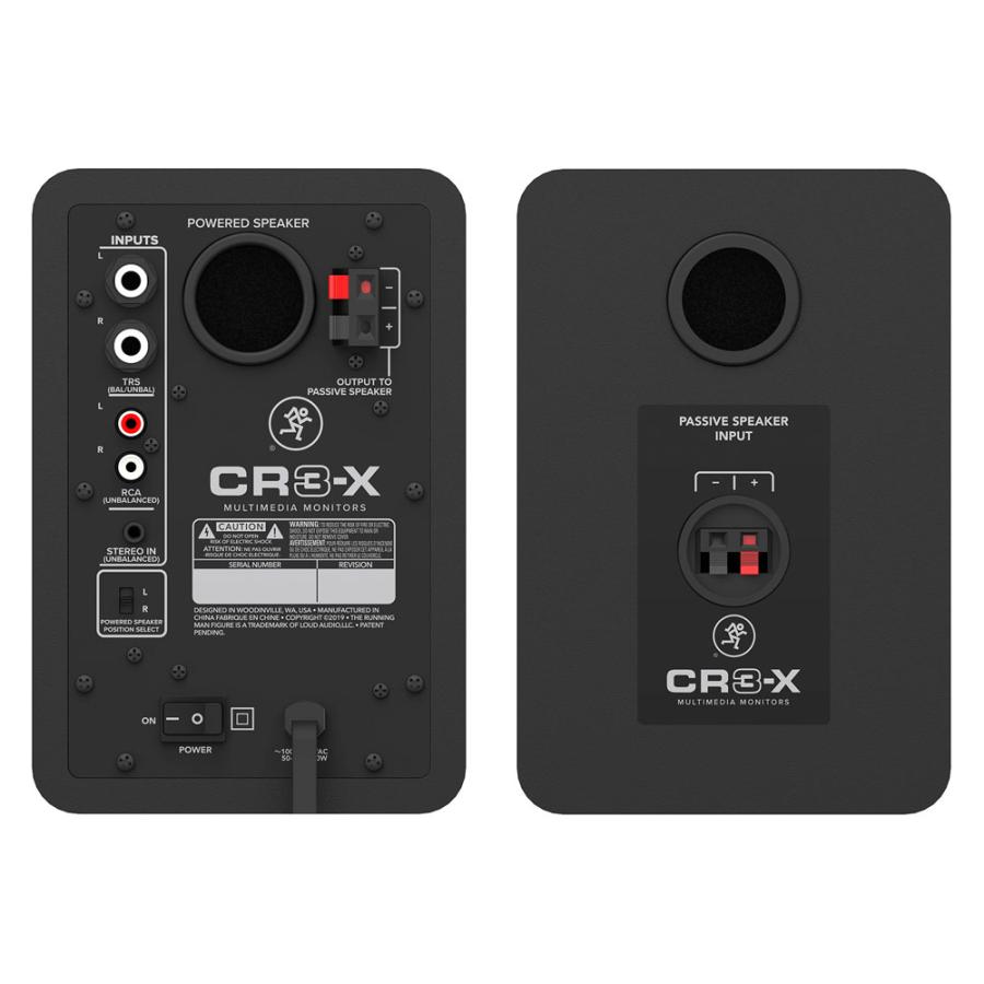 モニタースピーカー 小型 マッキー MACKIE CR3-X 3インチ
