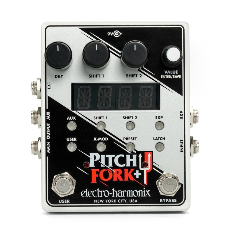 ELECTRO-HARMONIX Pitch Fork+ Polyphonic Pitch Shifter Harmony Pedal ピッチシフター ギターエフェクター｜chuya-online