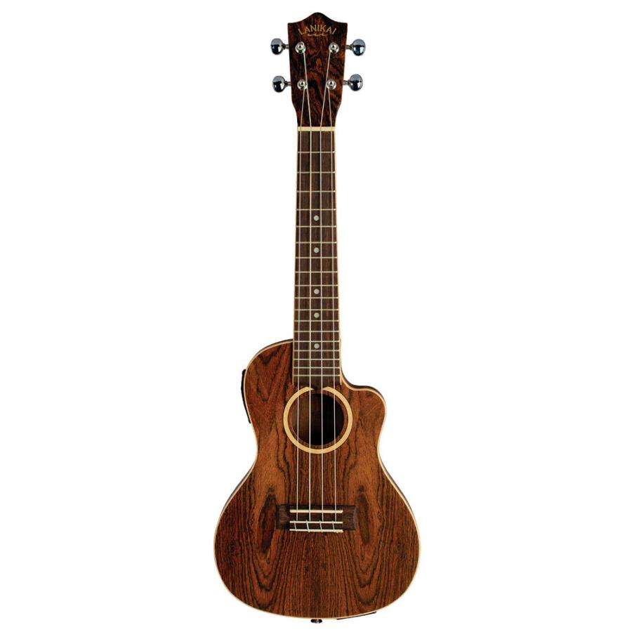 新規購入 Lanikai Fb Cetc Figured Bocote Thin Body Concert With A E Ukulele エレクトリック コンサートウクレレ 最安値に挑戦 Too Kcs Kz