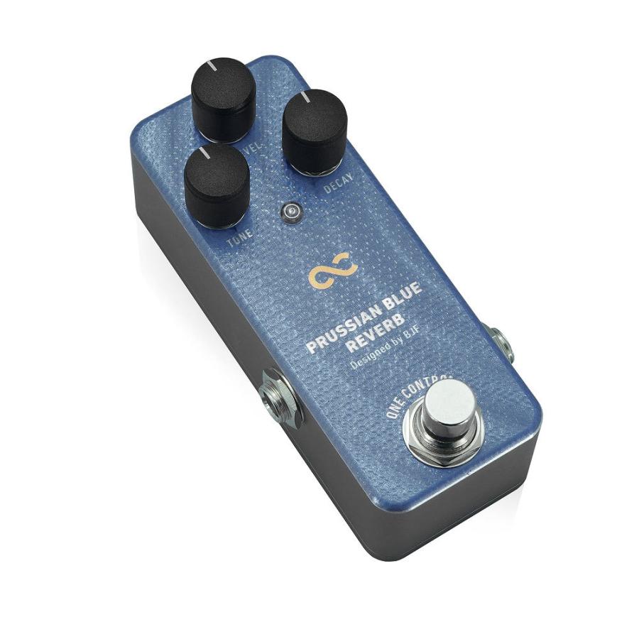 One Control Prussianblue reverb リバーブ　ギター 8/4まで面ファスナー付属】One Control Prussian Blue Reverb