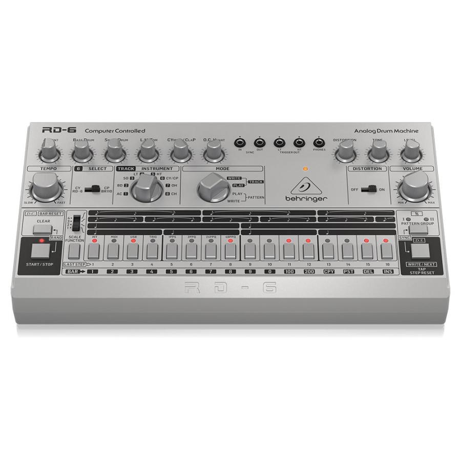 リズムマシン ベリンガー BEHRINGER RD-6-SR Rhythm Designer アナログリズムマシン ドラムマシン リズムデザイナー シーケンサー_1
