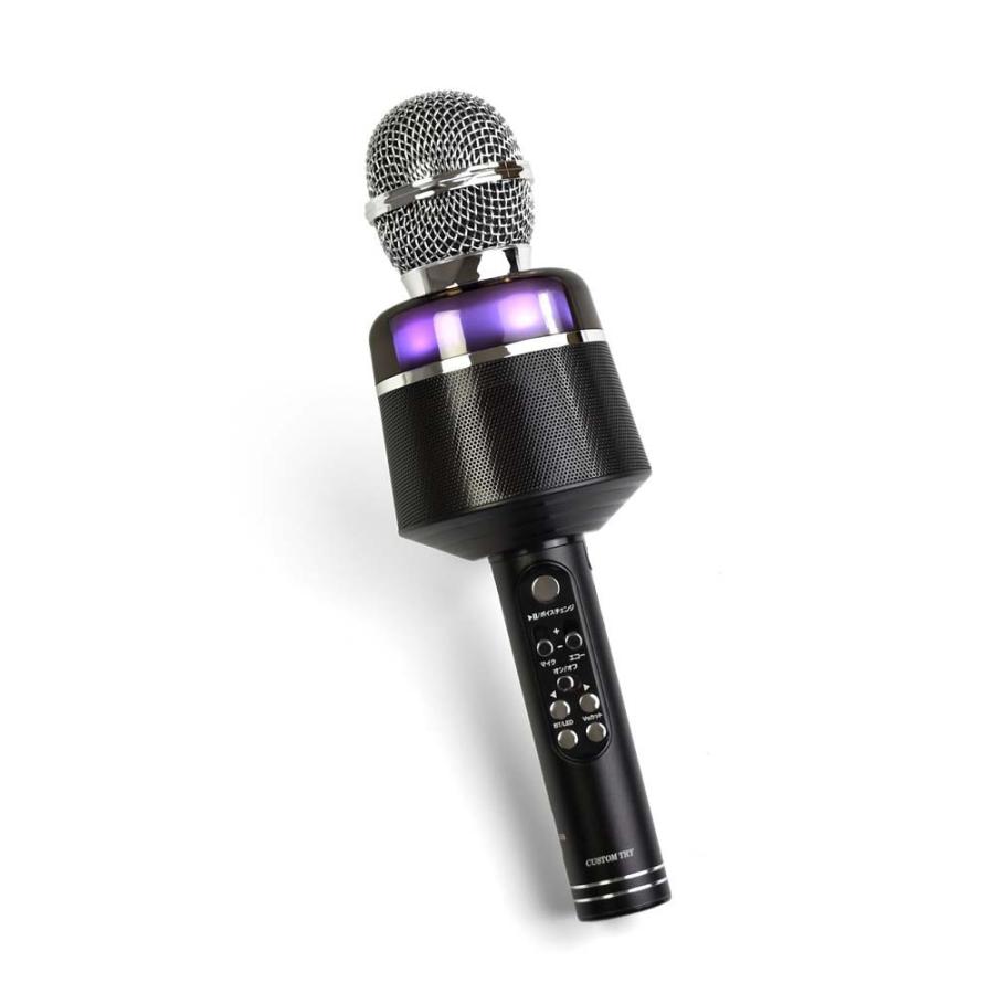 Custom Try メーカー在庫限り品 Cm Ka100bt Bluetooth対応 スピーカー内蔵でお手軽カラオケ カラオケマイク