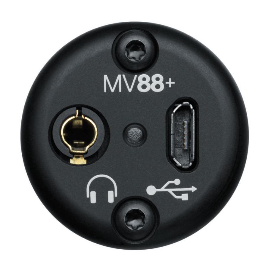 シュア　SHURE MV88 マイク SHURE MV88+ ステレオUSBマイク シュア MV88+STEREO-USB | 島村